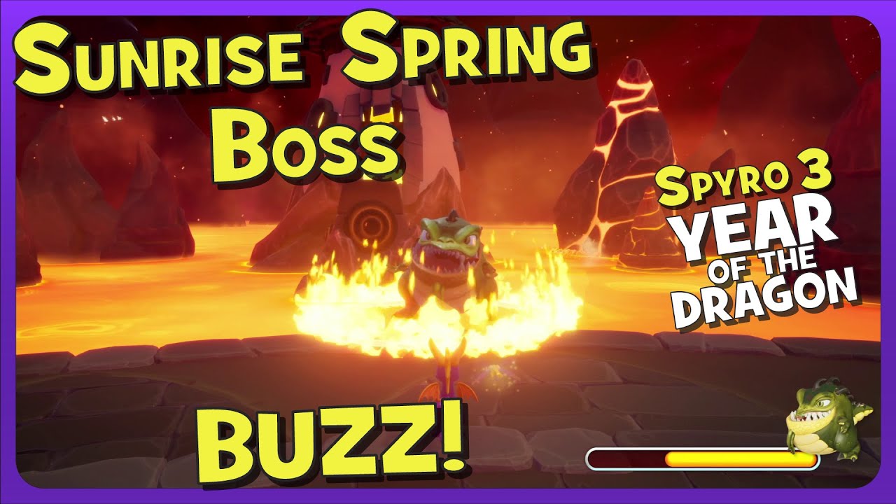 Spyro 3: Buzz – Sunrise Spring Boss (Year of the Dragon!)