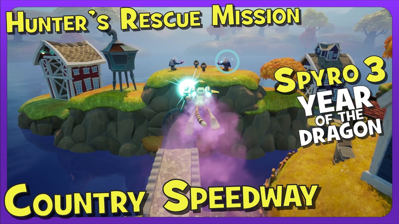 Spyro 3: Country Speedway – Hunter’s Rescue Mission (Year of the Dragon!)