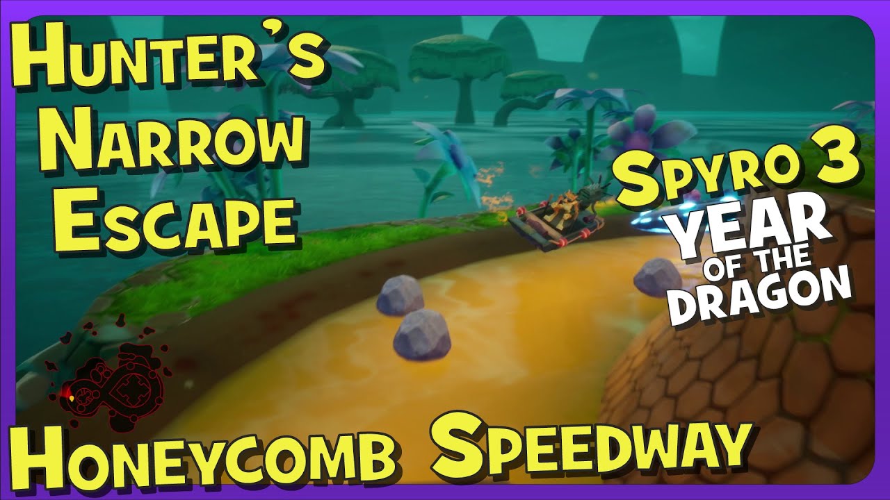 Spyro 3: Hunter’s Narrow Escape – Honeycomb Speedway (Year of the Dragon)