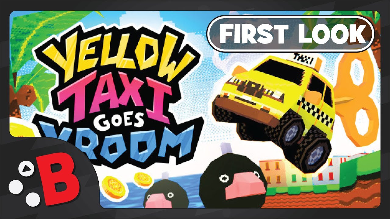 Yellow Taxi Goes Vroom: Exploring This Fun New Platformer! | First Look