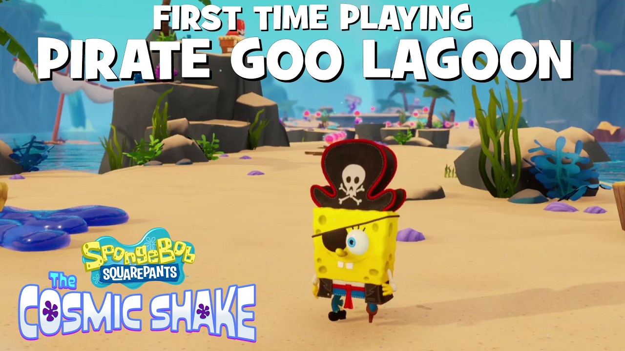 Pirate Goo Lagoon – First Time Playing SpongeBob SquarePants The Cosmic Shake